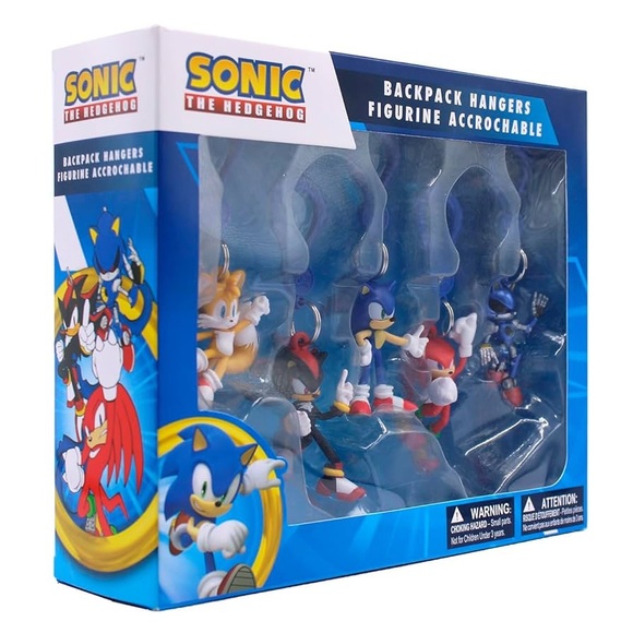 NWT Unopened SEGA Sonic The Hedgehog 5 Figurine
Backpack Keychain Collection Set - Picture 4 of 6